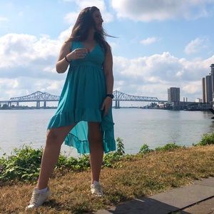 Teal dress